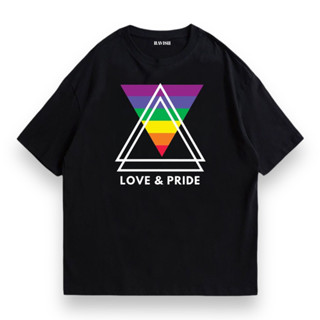 เสื้อยืดสกรีน pride month collection ลาย love&amp;pride 🌈💖