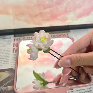 หมุดเสียบผมดอกไม้ดินปั้น สวยแบบตัวมารดา🌺