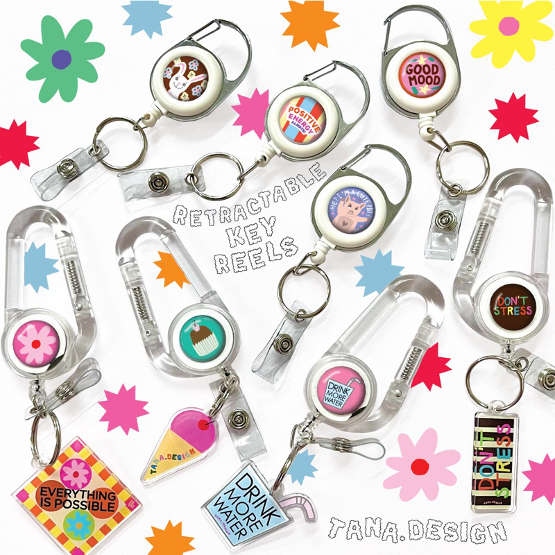 [Tana.design] Retractable Key Reels