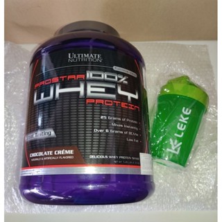 [โค้ดช้อปปี้  10DDXSEPW3  ลด10%] [free shaker] Ultimate Nutrition Prostar 100% Whey Protein 5 lbs exp date 2026 chocolat