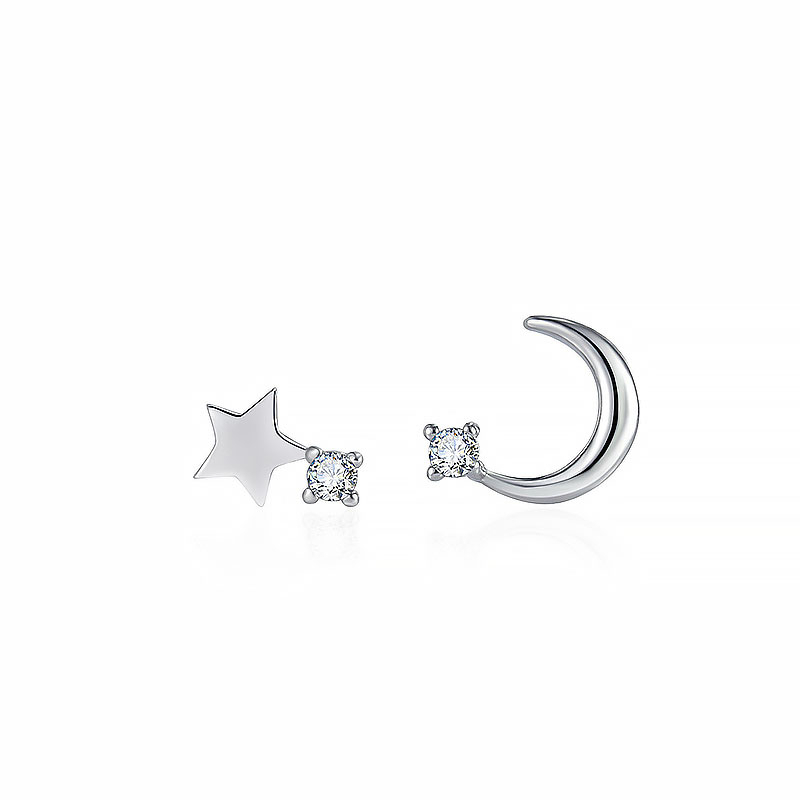 nnjew ต่างหู รุ่น ดาวและดวงจันทร์ Star with Moon รูปที่ 7
