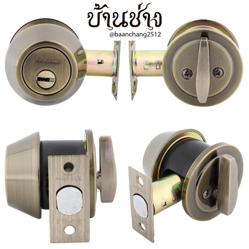 HAFELE กุญแจลิ้นตายหางปลาบิด 10 พิน รุ่นพรีเมียม สีสแตนเลส489.10.358 ทองรมดำ489.10.361 ทองเงา489.10.359 ทองแดง489.10.360 - รูปที่ 2