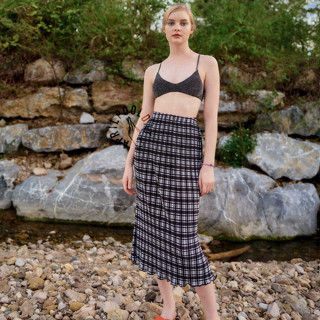 APRILPOOLDAY TRUMPET SKIRT PRINT