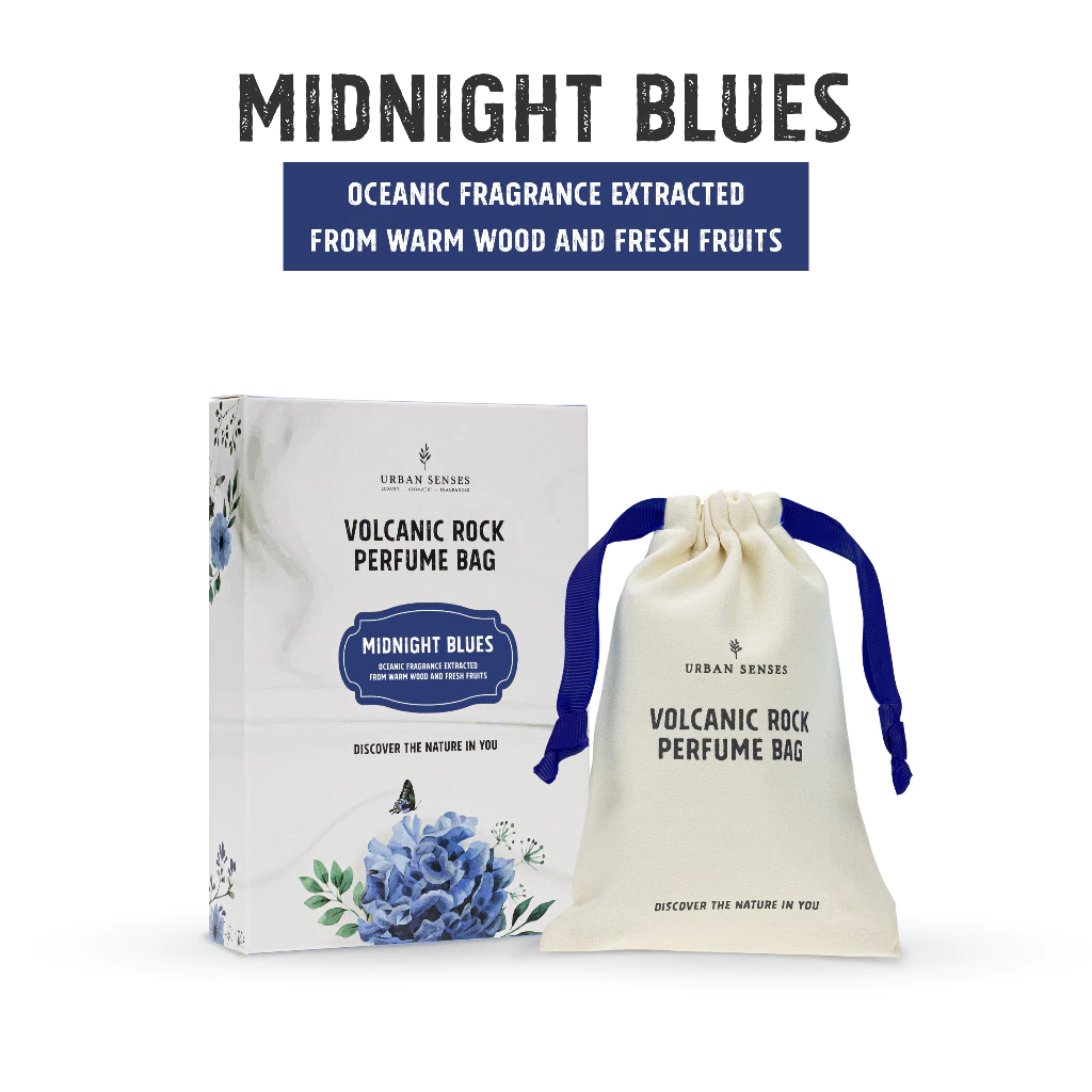 ถุงหอมดับกลิ่น ถุงหอมปรับอากาศ กลิ่นธรรมชาติ Urban Senses Aromatic Perfume Bag - Midnight Blues