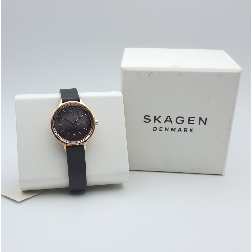 นาฬิกา SKAGEN WOMEN'S SKW2909 QUARTZ MOTHER OF PEARL WATCH 30 MM พร้อมกล่อง (ใหม่)