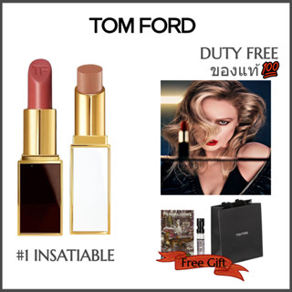 💖ของแท้100%💖 TF Tom Ford Lipstick Black Thick  White Thin Tube Matte Satin 3g ลิปสติก ทอม ฟอร์ด  # N3 # 100 # 01 # 511