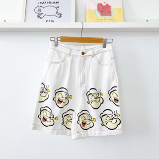 TWOHANDHII POPEYE SHORTS JEANS