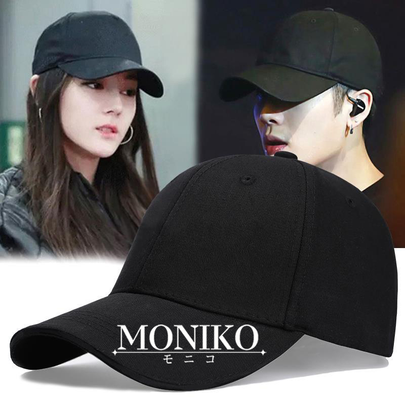 MONIKO หมวกเบสบอล หมวกแก๊ป ผ้าเกรดเอเหมาะกับทุกเพศทุกวัยใส่สบายสายปรับขนาดได้เลย สําหรับผู้ชาย และผู้หญิง