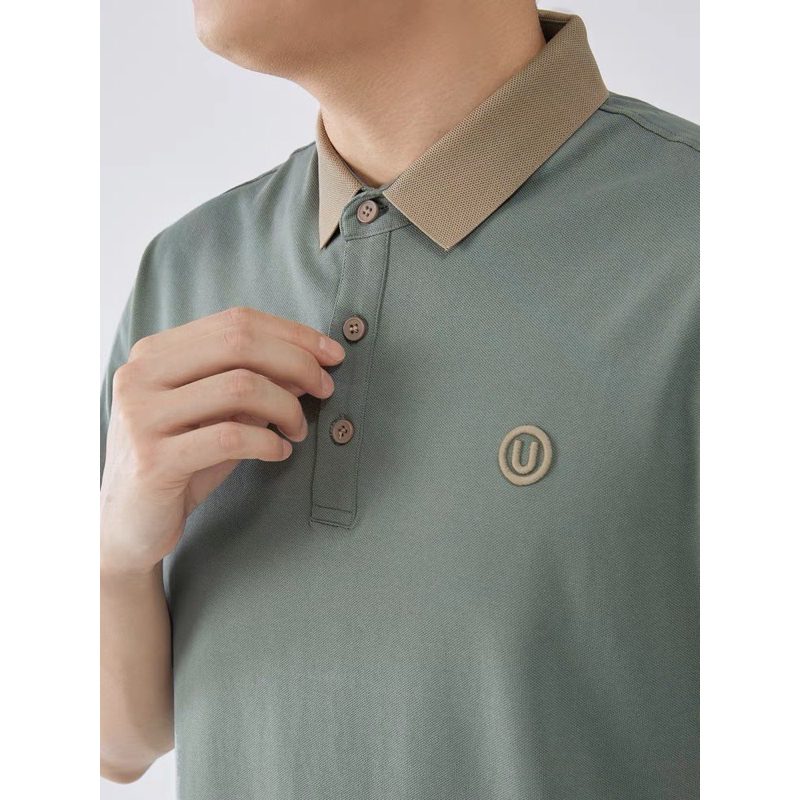 เสื้อโปโล แขนสั้น คอปก โอเวอร์ไซซ์ สีพื้น แฟชั่นสําหรับผู้ชาย ไซซ์ M-3XLเสื้อผู้ชาย เสื้อคอปกผู้ชาย