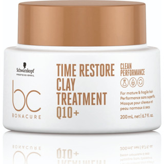 SCHWARZKOFT professional bc bonacure time restore clay treatment Q10+ 200ml