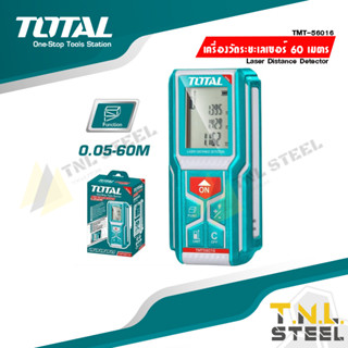 เครื่องวัดระยะเลเซอร์ 60 เมตร รุ่น TMT56016 ( Laser Distance Detector ) ใช้แบตเตอรี่ AAA x 2 ก้อน TOTAL