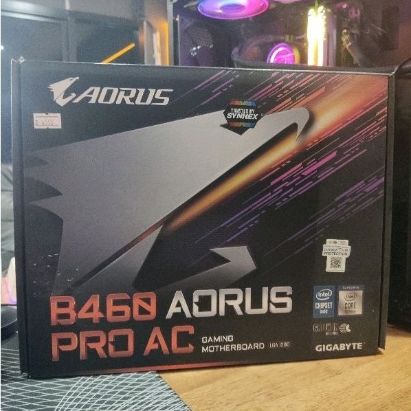 Intel b460 aorus pro ac wifi LGA1200 มือสองสวยๆประกันไทย