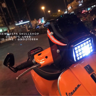 ชิวหน้า newvespa s ทรงermax สีดำ