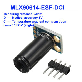 GY-MLX90614-DCI long-distance 50 cm เซ็นเซอร์วัดอุณหภูมิอินฟราเรด MLX90614ESF-DCI