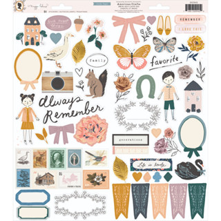 Crate Paper - Maggie Holmes - Heritage 6x12 Sticker (64 Piece)