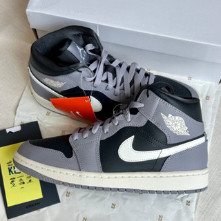 Nike W Jordan 1 Mid Cement Grey แท้ 100%