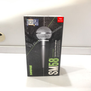 ไมโครโฟน SHURE SM58 ไมสาย Wired Microphone SM58 ไมโครโฟนที่มีทิศทางการรับเสียงแบบ cardioid เป็นไมโครโฟนระดับตํานาน