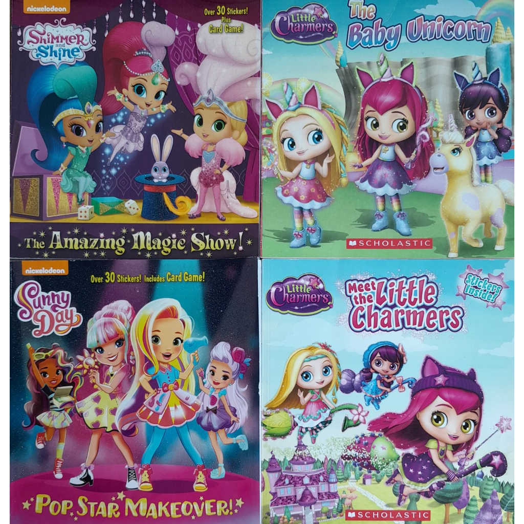 U7-6 Shimmer and Shine, Sunny Day, Little Charmers หนังสือมือสอง ปกอ่อน นิทาน