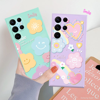 เคสซิลิโคนดอกไม้พาสเทล Samsung S/Note (ซัมซุง) เคสซิลิโคน ลายน่ารัก