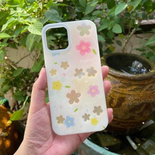 เคสลายดอกไม้เล็กๆหลากสี โฮโลแกรม เคสไอโฟน เคสสำหรับ IPHONE CASE 11-14PROMAX