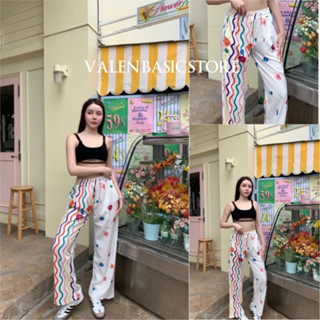 พร้อมส่ง✨“summer pant”กางเกงขายาว พิมพ์ ลวดลาย