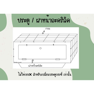 ฝาหน้าอะคริลิค ประตูอะคริลิค[ไม่ใช่กรง]ฝาหน้าเปลี่ยนกรง60 ฝาหน้าเปลี่ยนกรง84 อุปกรณ์แต่งกรง อุปกรณ์แฮมเตอร์