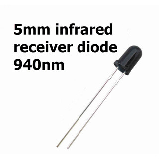 (10ชิ้น)5mm infrared receiver diode 940nm (IR)