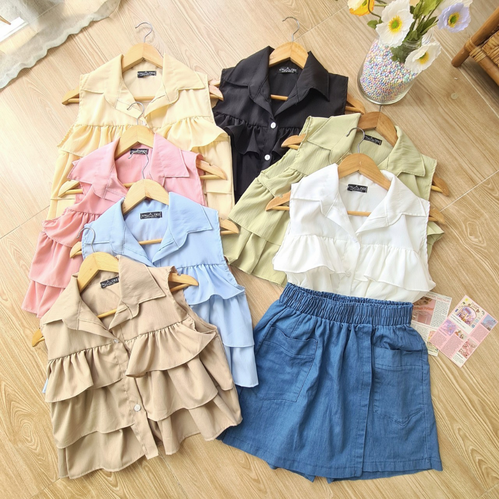 (ใส่โค้ด “P2O0X” ลดทันที 40.-) เสื้อเชิ้ตครอป ระบายอก ผ้าเนื้อดี ไซส์ใหญ่ kaewtashopp ราคา ถูกที่สุด ดีลบีเคเค แกลเลอรีภาพที่ 3