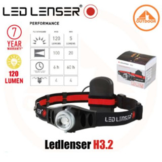 Led Lenser H3.2 ไฟฉายคาดหัวประสิทธิภาพสูง