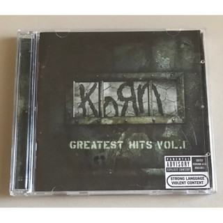 ซีดีเพลง ของแท้ ลิขสิทธิ์ มือ 2 สภาพดี...ราคา 299 บาท  “Korn” อัลบั้ม "Greatest Hits Vol. 1" (CD+DVD)