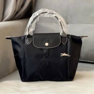 ✅พร้อมส่งNEW Longchamp LE PLIAGE #สีดำ Noir ไซส์ S หูสั้น จากชอปฝรั่งเศส 💥Made in France💥