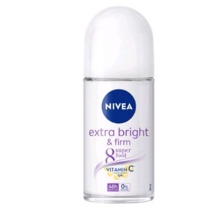 Nivea Extra Brightening Roll-on นีเวีย เอ็กซ์ตร้า ไบรท์เทนนิ่ง โรลออน (ผู้หญิง) 50 มล