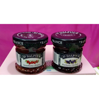 เซนต์ ดาลฟูร์  (แยมสตรอเบอร์รี่ บลูเบอร์รี่ ราชเบอรี่ ผลไม้รวม) St. Dalfour Mini Jam 28g