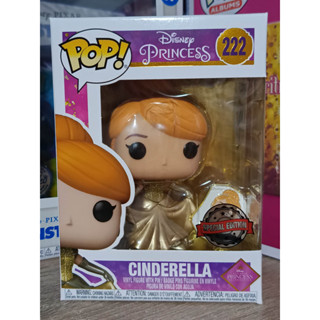 Funko Pop! : Disney Princess - Cinderella Gold Ultimate Princess [ กล่องสินค้า - 7/10 ]