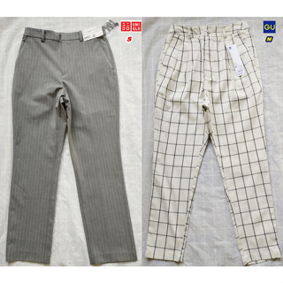 Uniqlo ,GU Smart Pants กางเกงทำงานยูนิโคล่ และจียู -2 สี เลือกไซส์ S,M ป้ายห้อย งานชนช็อป(สภาพเหมือนใหม่)