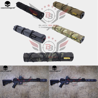 ผ้าคลุมที่เก็บเสียง ยี่ห้อ Emerson (Suppressor Cover)  ● ความยาว : 22cm.  ● คุณสมบัติ : 1. ผลิตจากผ้า Cordura 500D 2. ติ