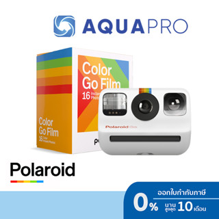 Polaroid Go Instant Camera GO Analog + Polaroid Go Color Film Double Pack Instant Film 16 รูป ประกันศูนย์ไทย