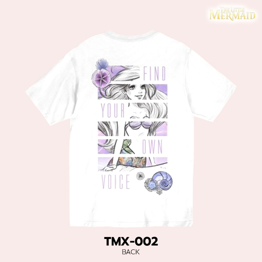 Power 7 Shop เสื้อยืดการ์ตูน The Little Mermaid ลิขสิทธ์แท้ DISNEY (TMX-002) — صورة 3