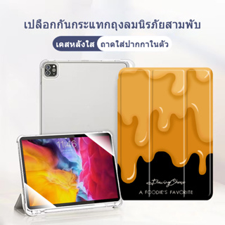 เคสสิลิโคน เคสไอแพด ใส่ปากกา TPU เคสใส เคสหลังใส เจน5/6 gen7/8/9 แอร์1/2 air3/4 โปร10 5นิ้ว pro2017/20/16 ipad case 9902