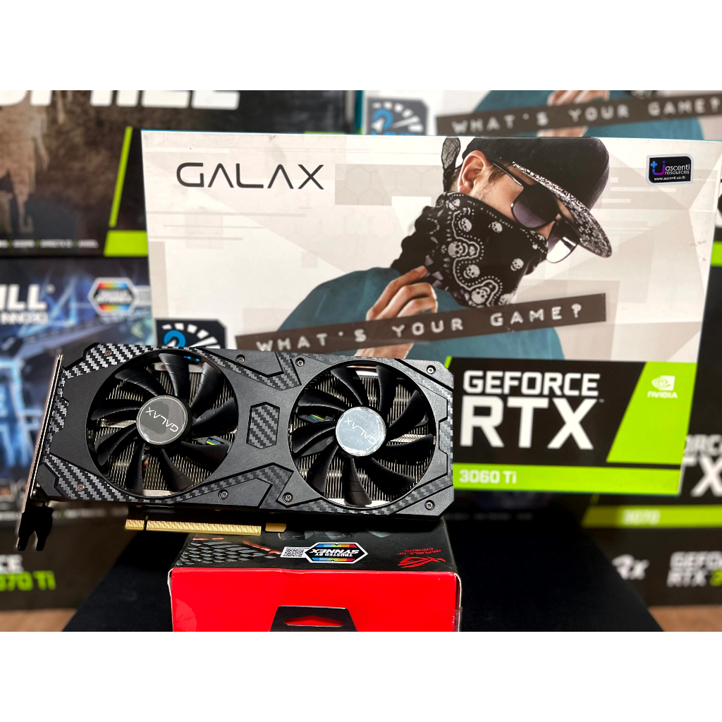 RTX3060TI Galax (1-CLICK OC) - 8GB GDDR6 (LHR)
