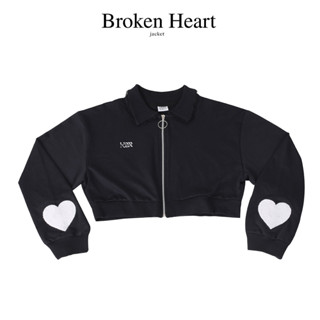 kome.girls กรอกโค้ดลด 45.- 🏷꒰KOMESEP45꒱เสื้อแจ็คเก็ต รุ่น Heart Broken Jacket