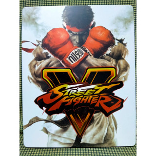 Street Fighter V กล่องเหล็ก พร้อมโปสการ์ด สำหรับสายสะสม