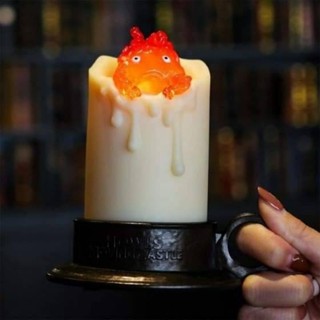 🔥 ของแท้ พร้อมส่ง 🔥 เชิงเทียนคาลซิเฟอร์ : Calcifer Candle Light : Howls Moving castle