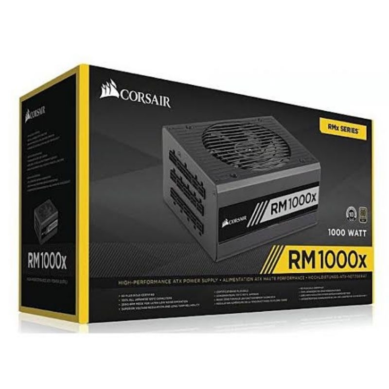 PSU (80+ Gold) 1000w. CORSAIR RM1000x