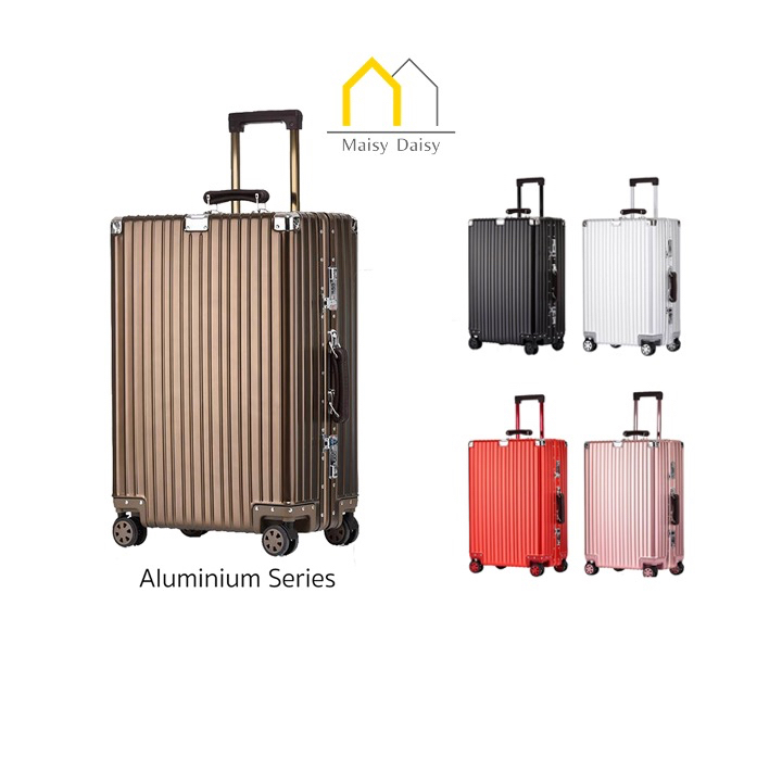 ลดเพิ่มอีก 15% โค้ด: 15MALL66 Maisy Daisy All Aluminium(V09) กระเป๋าเดินทาง ล้อลาก อลูมิเนียมทั้งใบ 
