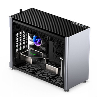 👌 JonsPlus i 100 Pro Tempered Glass เหมาะสำหรับเมนบอร์ด ITX และ DTX 🖥️ SILVER