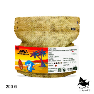 เมล็ดกาแฟ INDONESIA JAVA (คั่วกลาง) ขนาด 200g