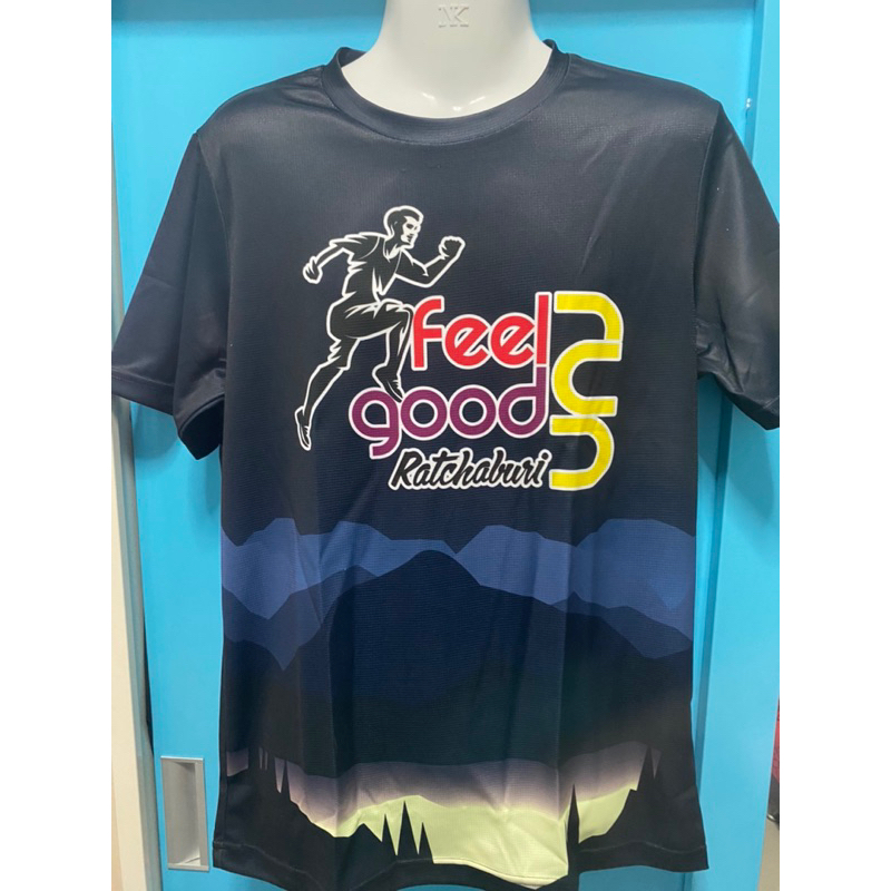 เสื้อฟินนิชเชอร์งานวิ่ง "Feel good Ratchaburi" เสื้อใหม่