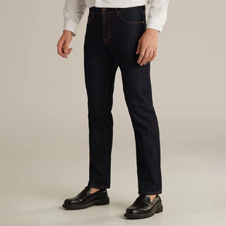 Mc JEANS กางเกงยีนส์ แม็ค แท้ ผู้ชาย กางเกงขายาว ทรงขากระบอก สียีนส์เข้ม ทรงสวย MBA3109