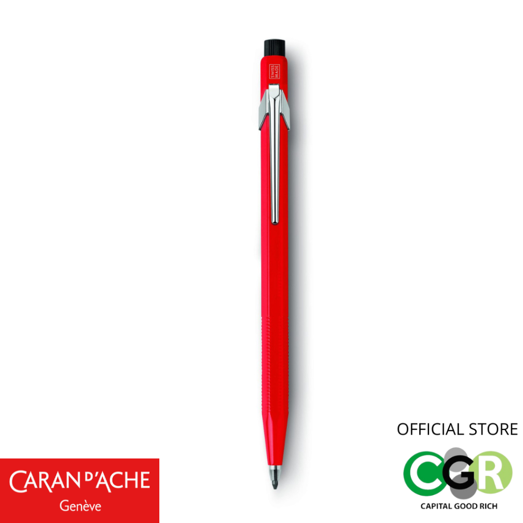 ดินสอกด 2 mm CARAN D'ACHE Fixpencil RED # 884.070